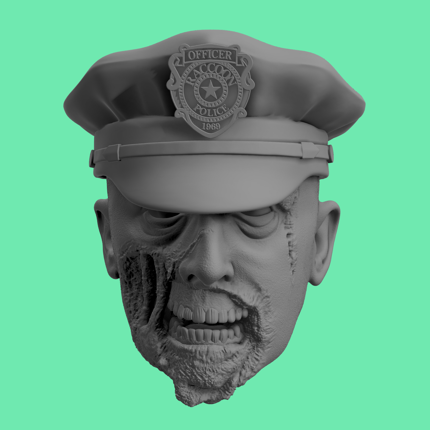 Resident Evil 2 Zombie Heads