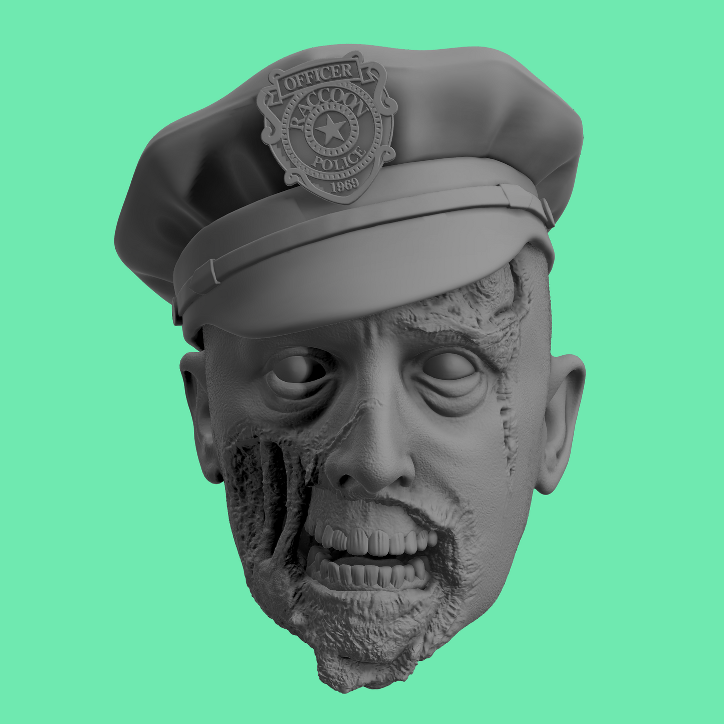Resident Evil 2 Zombie Heads