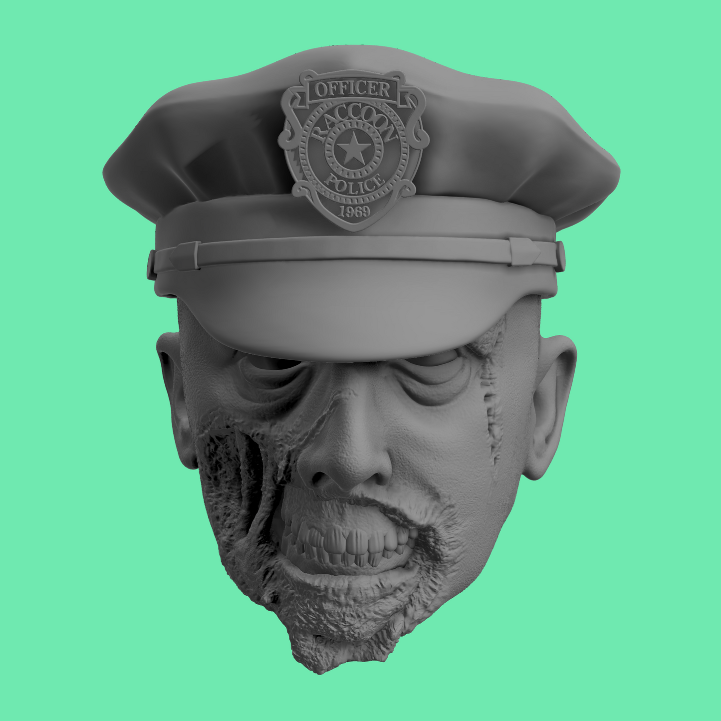 Resident Evil 2 Zombie Heads