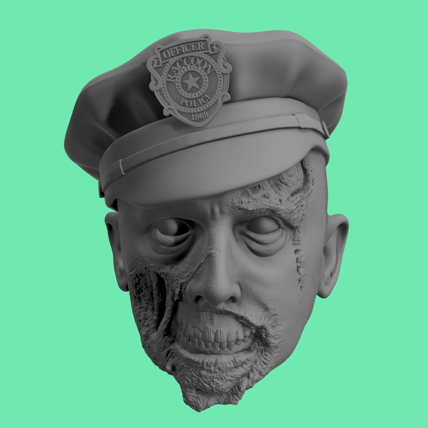 Resident Evil 2 Zombie Heads