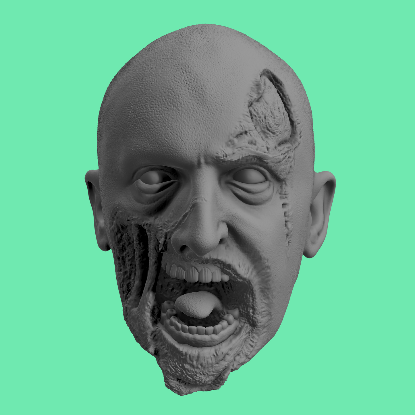 Resident Evil 2 Zombie Heads