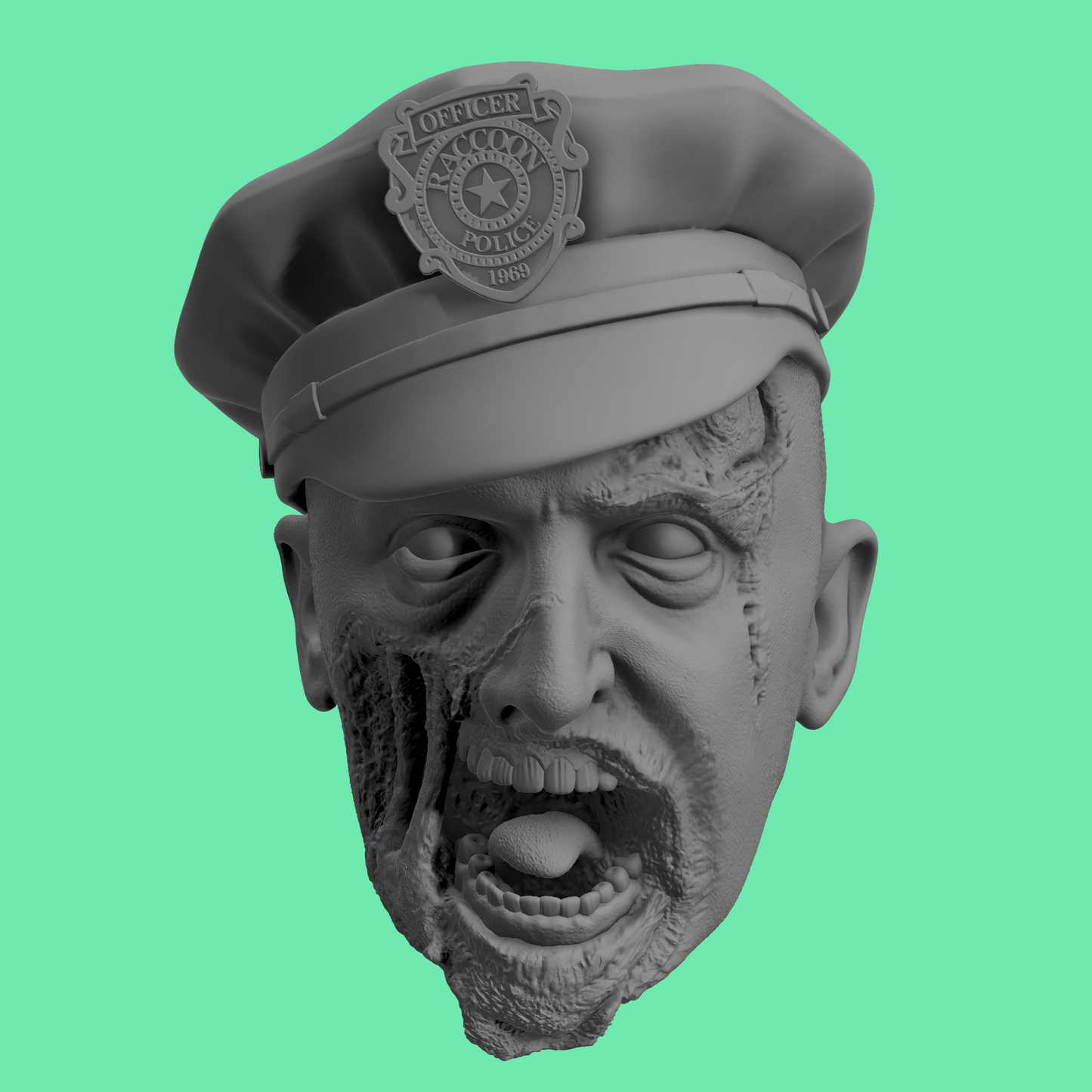 Resident Evil 2 Zombie Heads