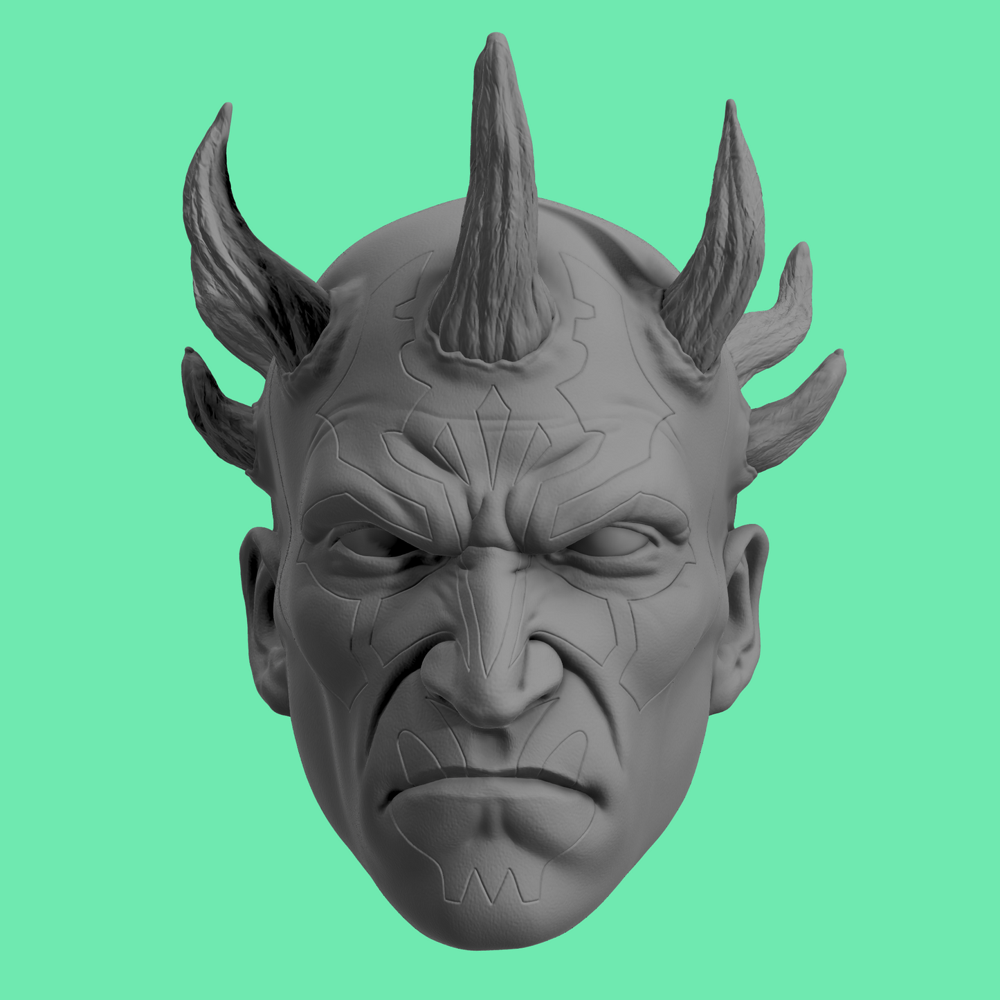 Savage Opress Head Sculpts
