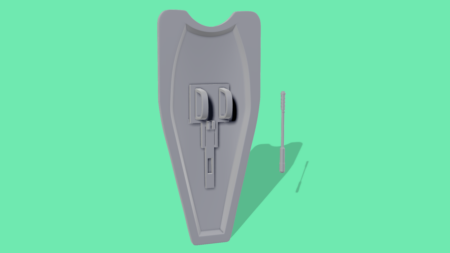 Riot Clone Trooper Shield and Baton