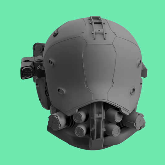 Cyberpunk Trauma Team Helmet