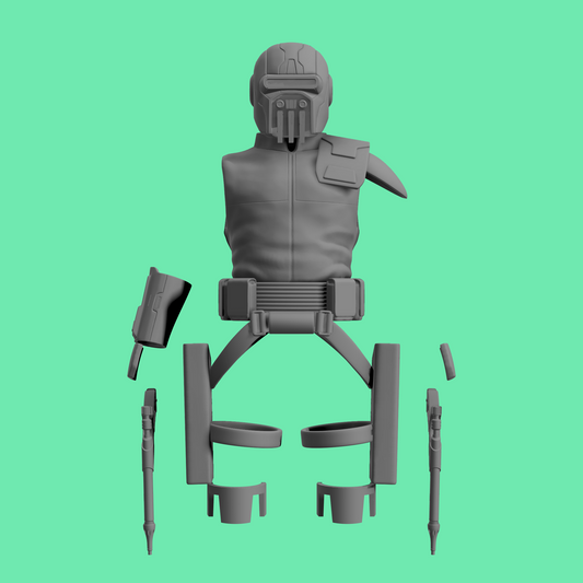 Young Boba Fett - Armor and Head