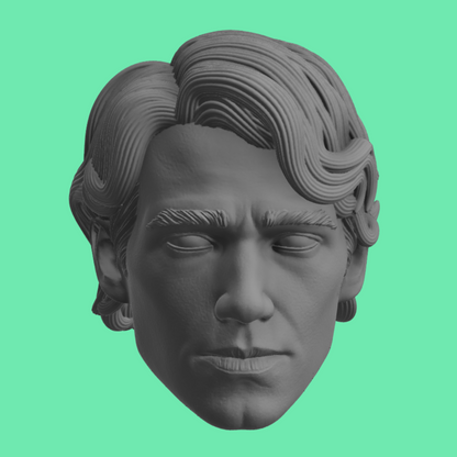 Anakin Realistic Clone Wars Head Sculpt