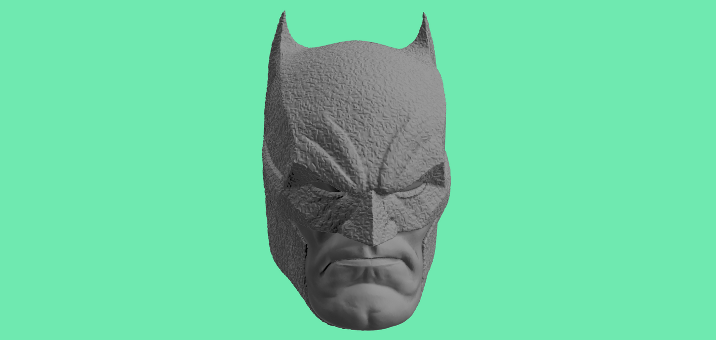 Batman Animated Comic Head Sculpts