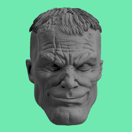 Batman Animated Comic Head Sculpts