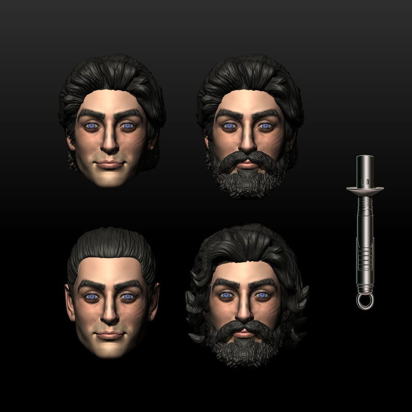 Ezra Head Sculpts and Saber Hilt