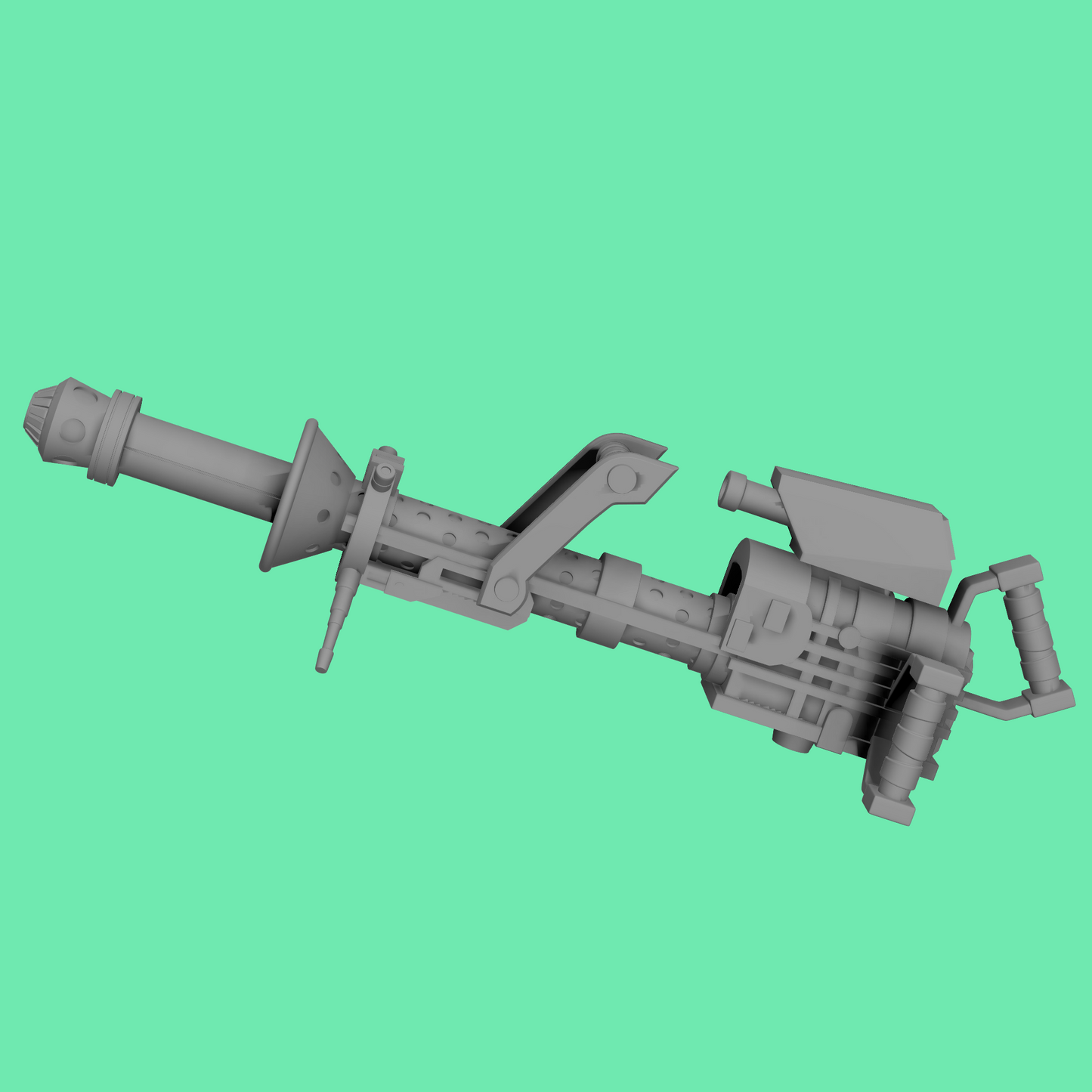 Prototype E-Web Repeating Cannon