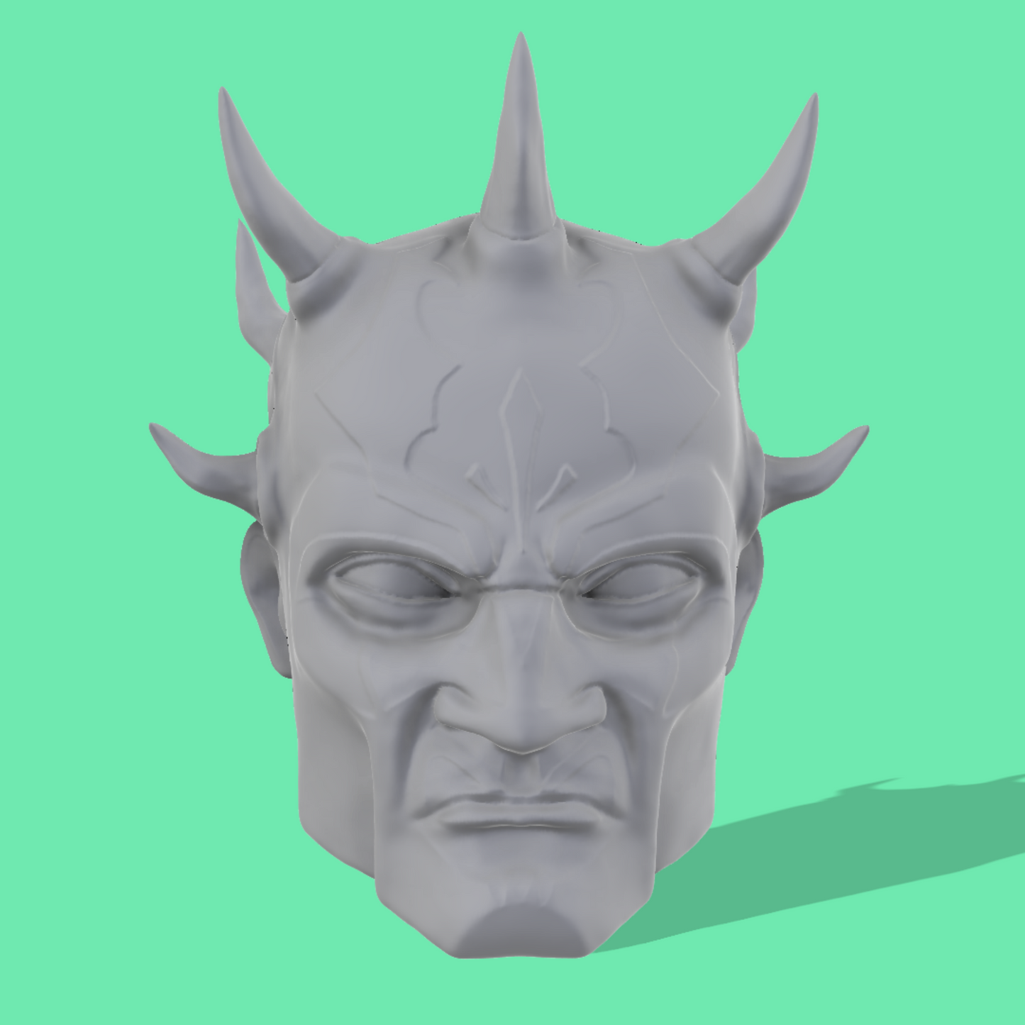 Animated Savage Head Sculpt