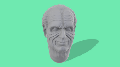 Emperor Palpatine Head Sculpt