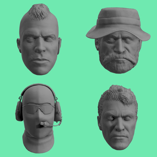 Call Of Duty Head Sculpts