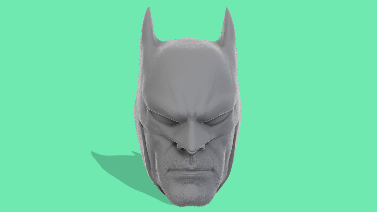 Batman Animated Comic Head Sculpts