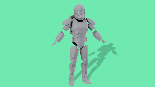 Animated Clone Commando