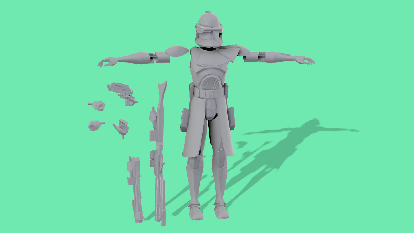 Animated Phase 1 Clone Troopers