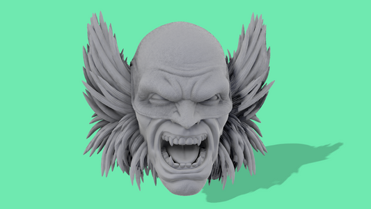 Feral Wolverine Head Sculpt