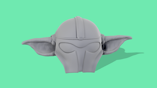 Grogu Helmet Head Sculpt