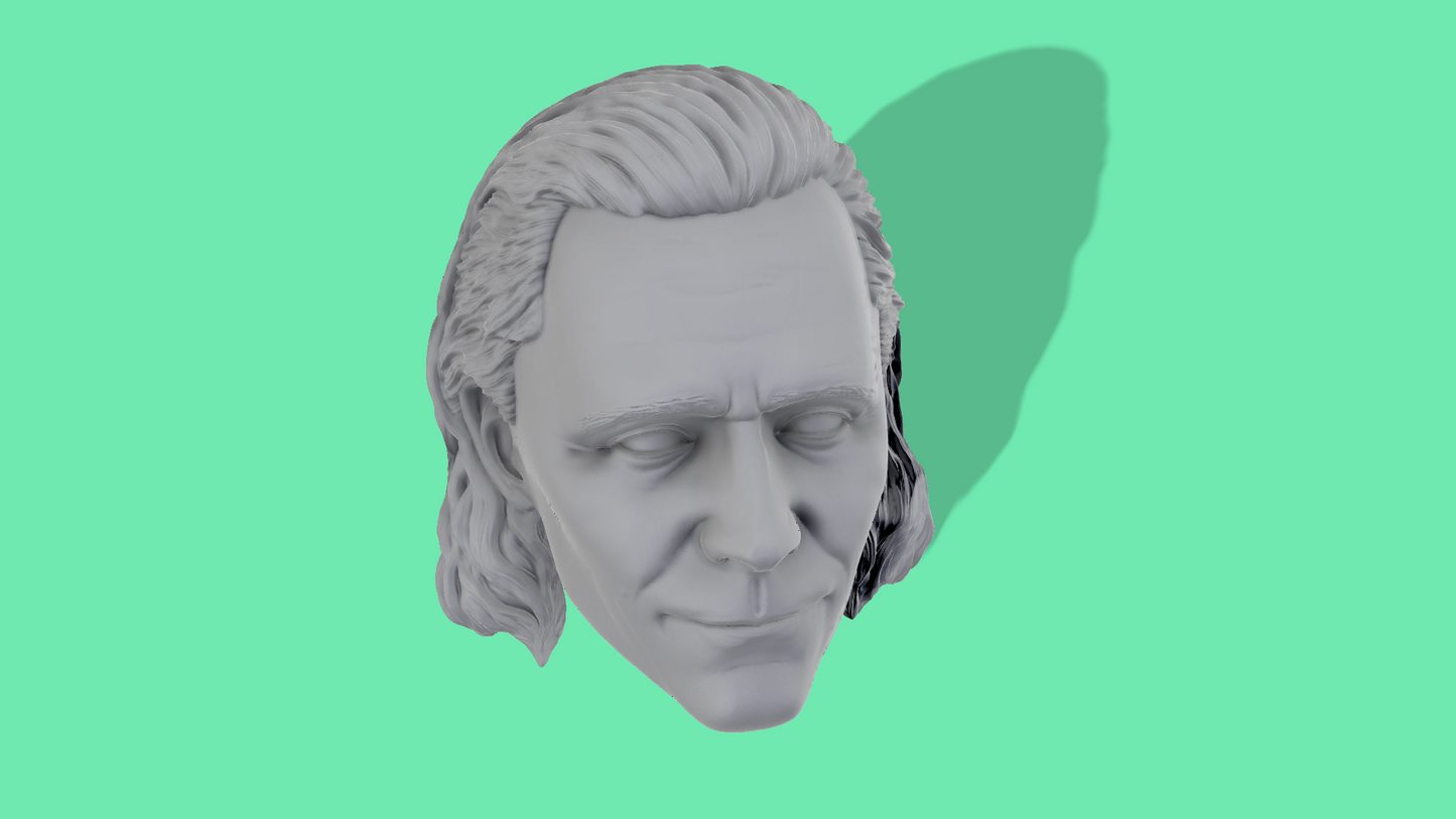 Loki Head Sculpt