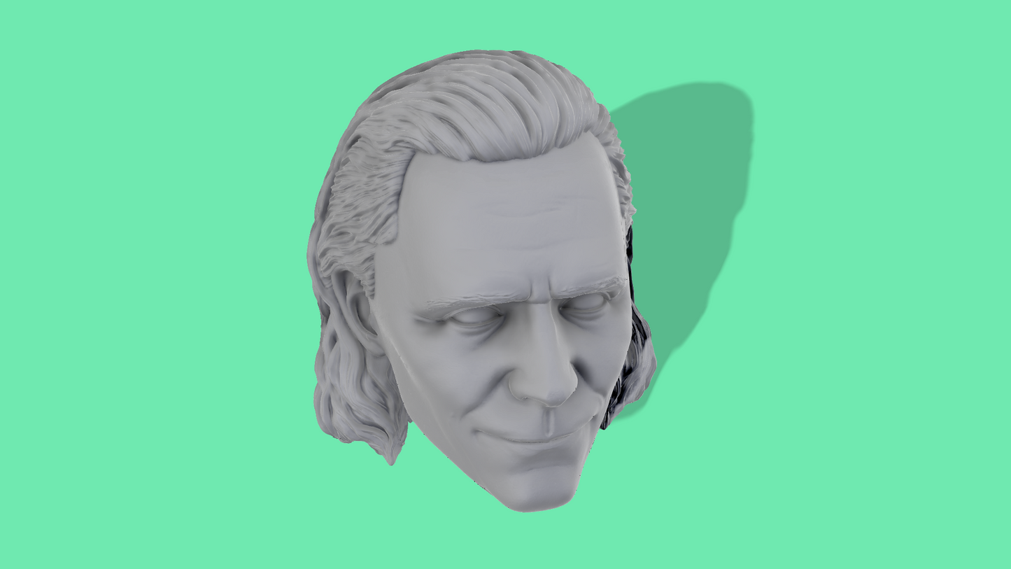 Loki Head Sculpt
