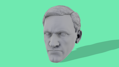 Christoph Waltz Head Sculpt