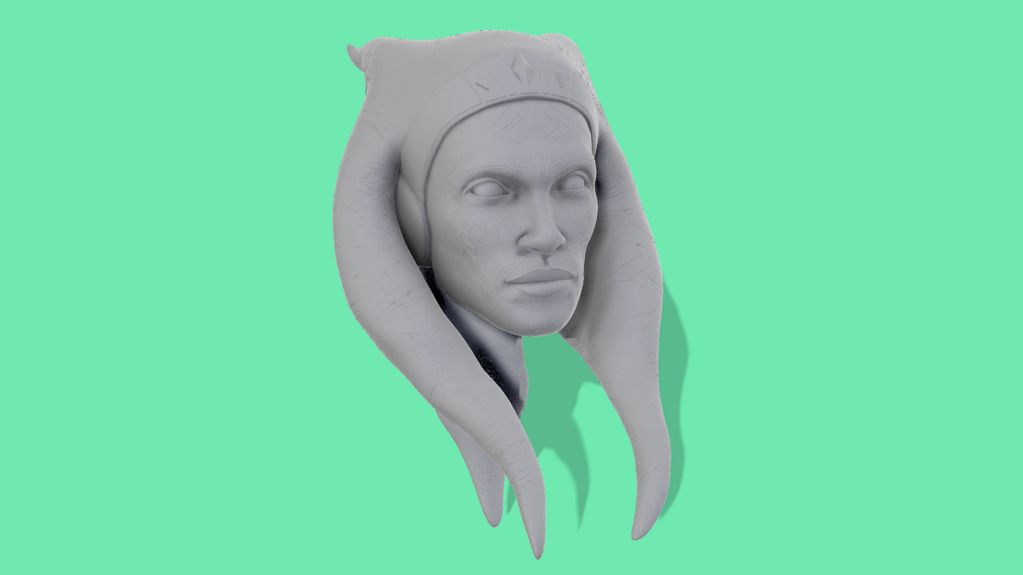 Ahsoka Adult Head Sculpt