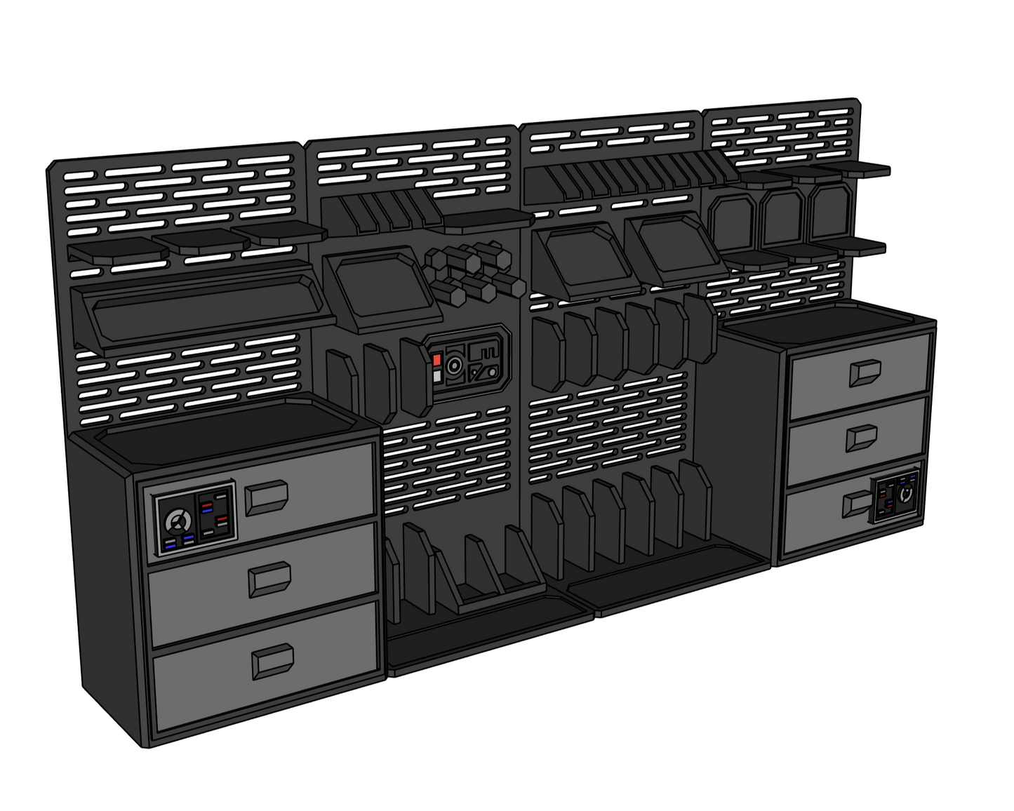 Storage Room Weapons Rack