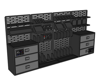 Storage Room Weapons Rack