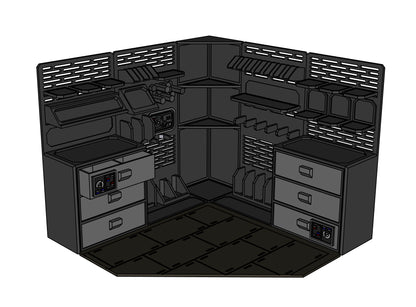 Storage Room Weapons Rack