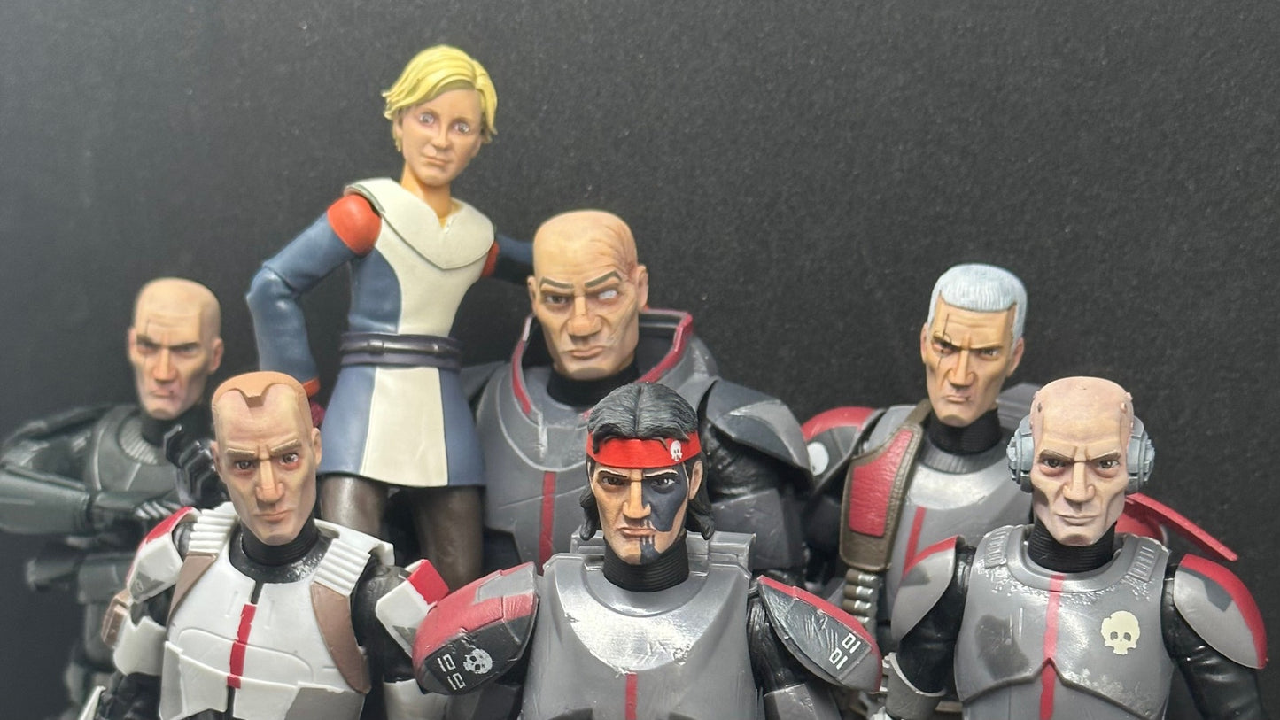 Bad Batch Head Sculpts