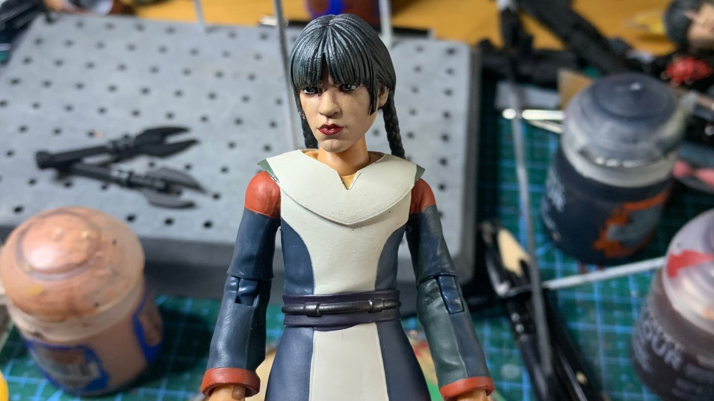 Wednesday Addams Head Sculpt