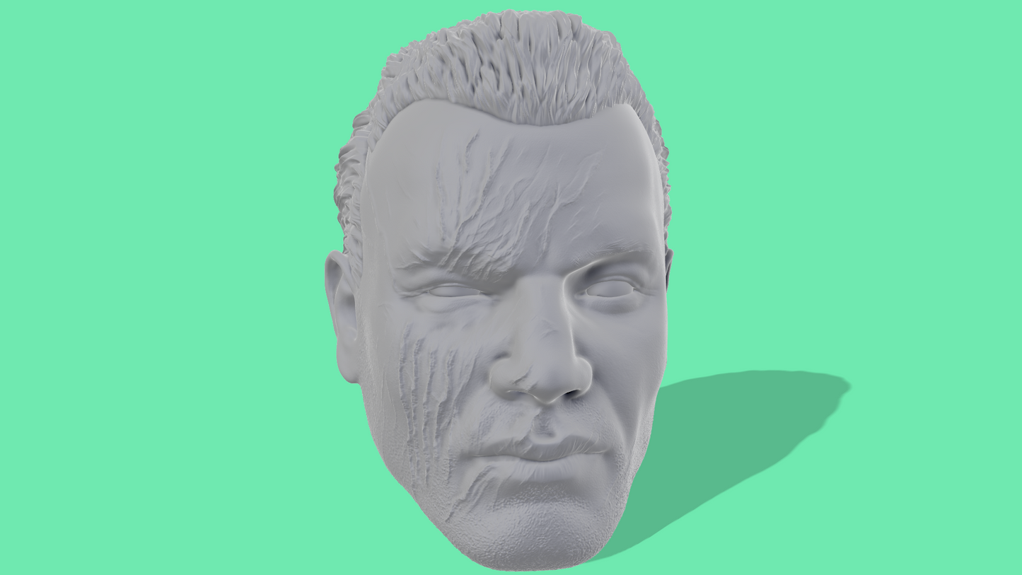 Jace Malcom Head Sculpts