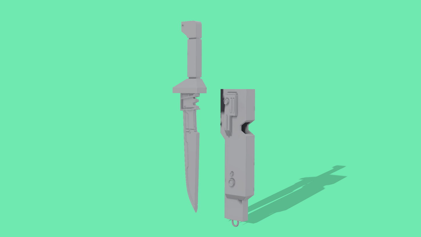 Mandalorian Knife and Shield