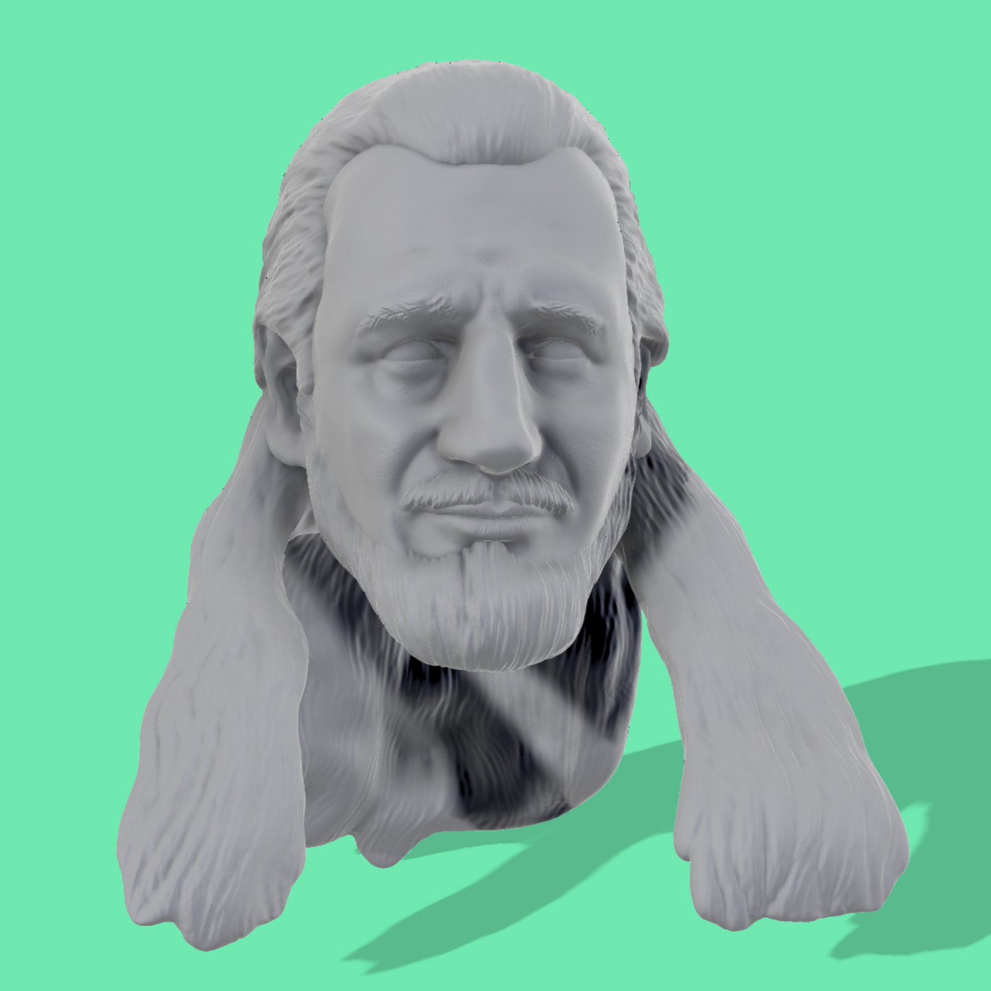 Qui-Gon TOTJ Head Sculpts