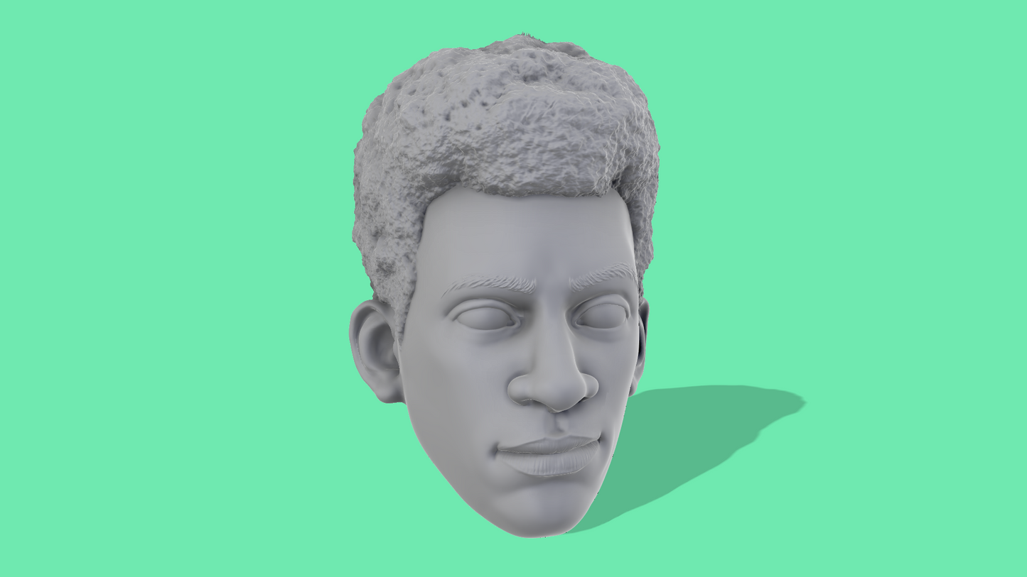 Miles Morales Head Sculpts