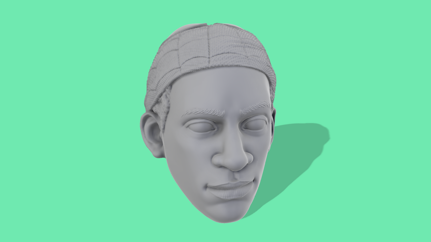 Miles Morales Head Sculpts