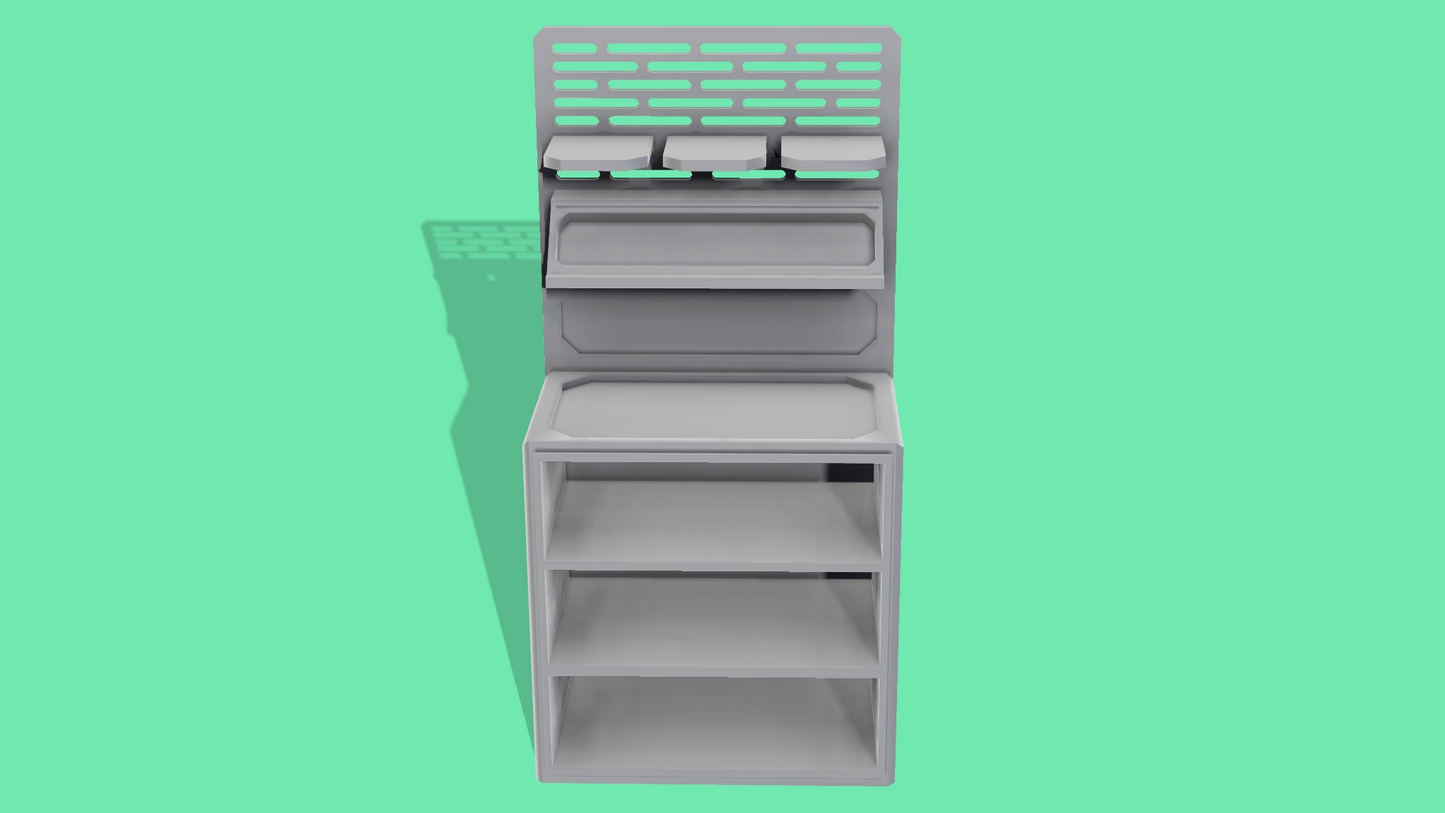 Storage Room Weapons Rack