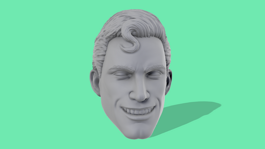 Superman Head Sculpt