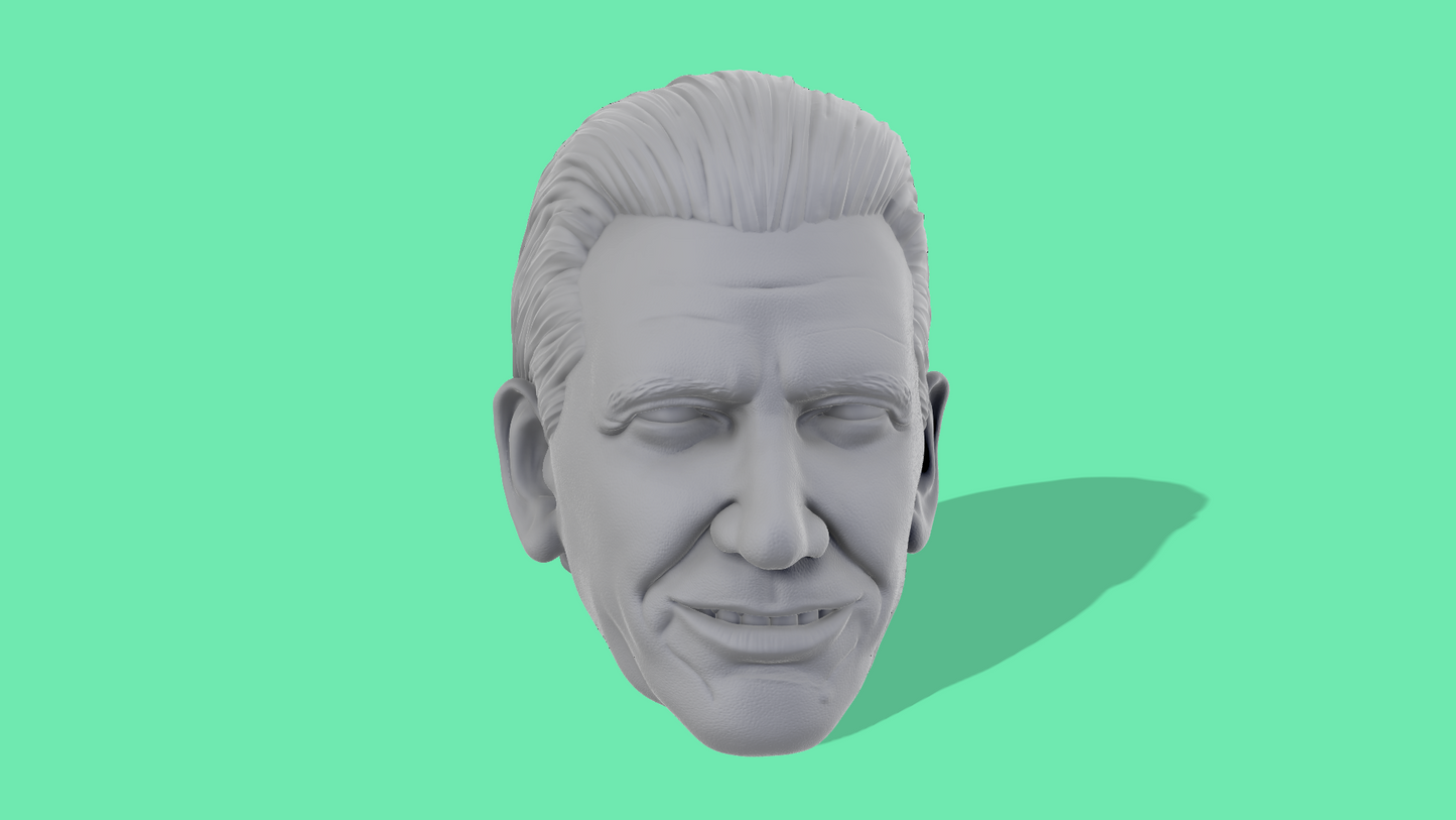 Thunderbolt Ross Head Sculpt