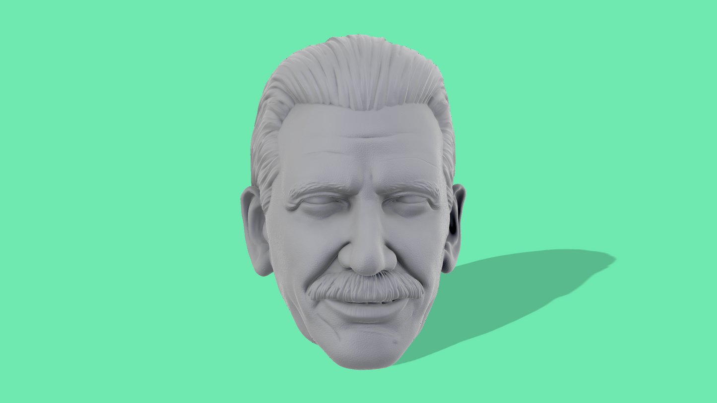 Thunderbolt Ross Head Sculpt