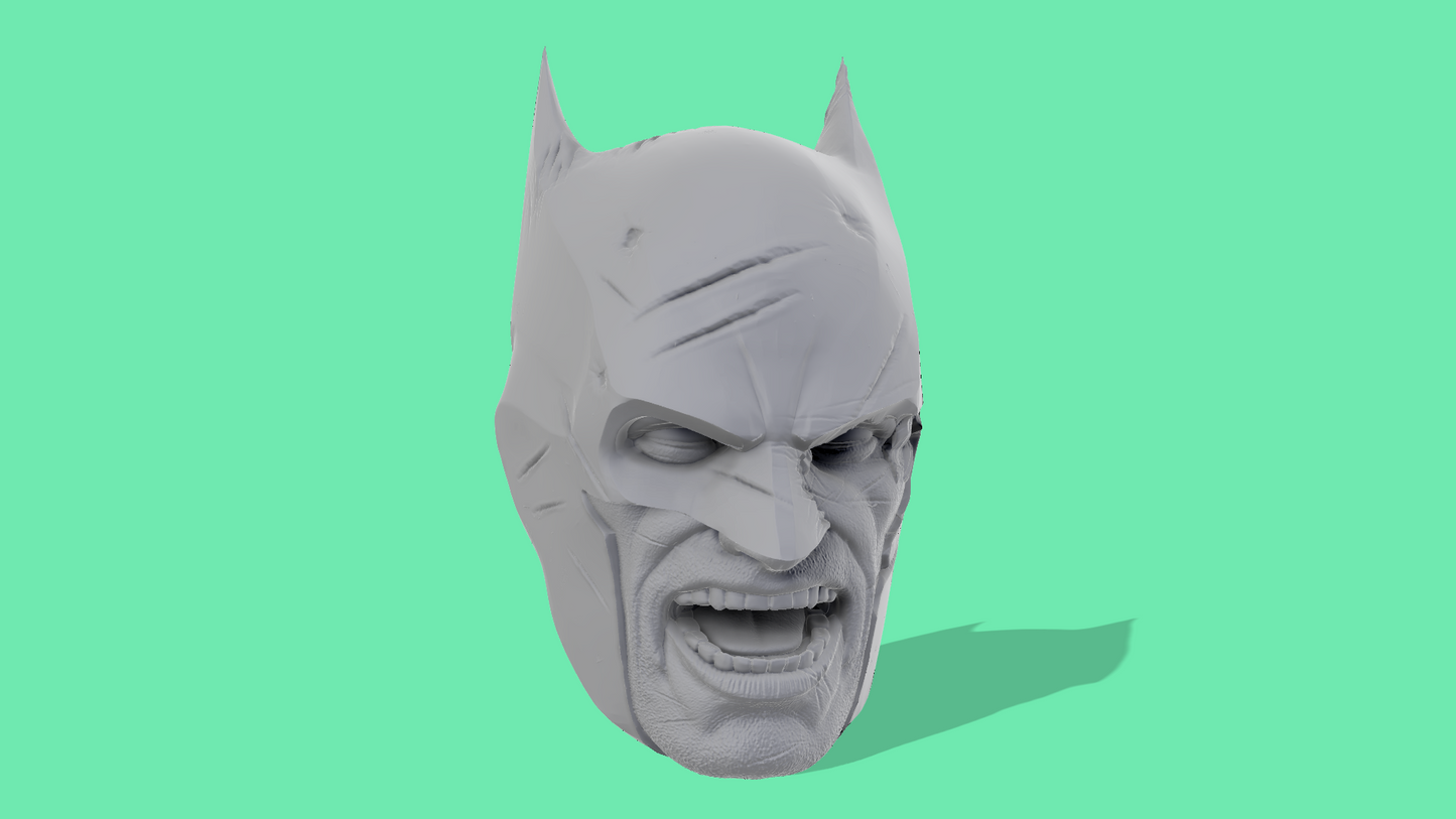 Batman Animated Comic Head Sculpts