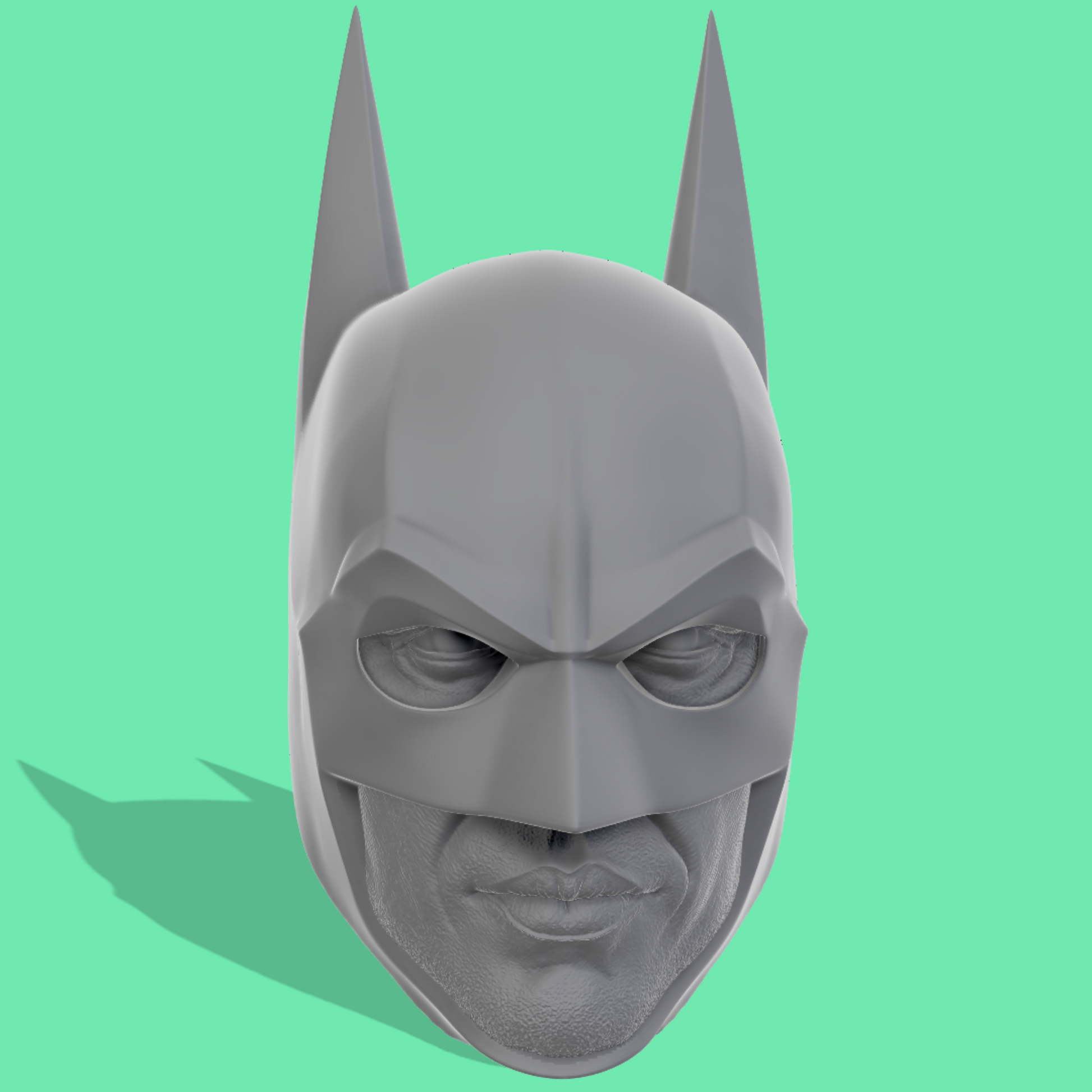 Batman Head From Rear Batman Realistic Movie Head Sculpts – Syndicate Customs