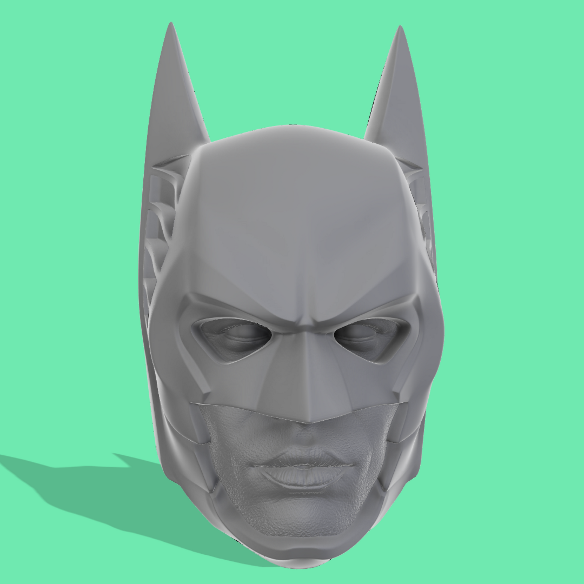 Batman Head From Rear Batman Realistic Movie Head Sculpts – Syndicate Customs