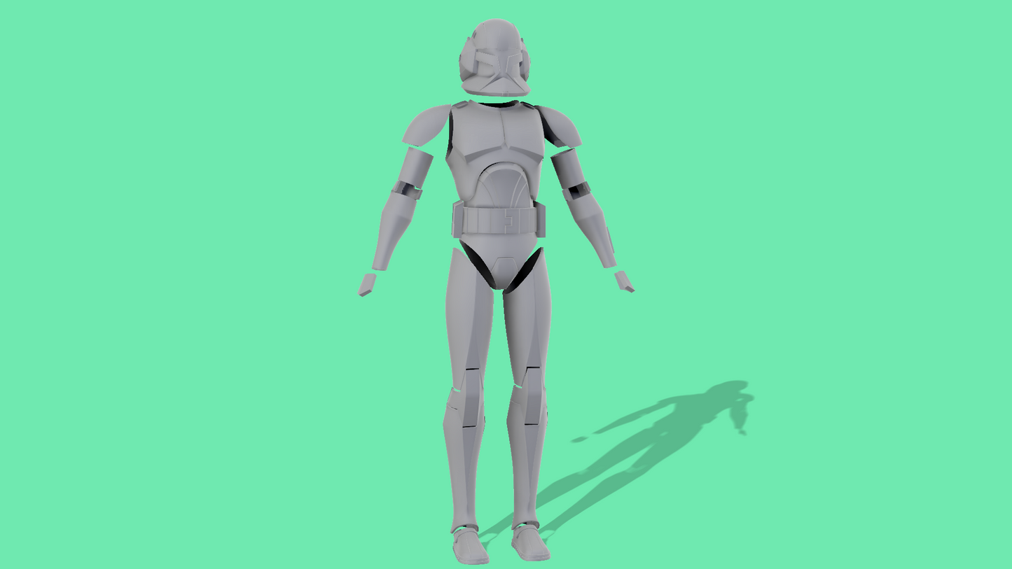 Animated Phase 1 Clone and Stealth Ops ~ Skylu3D