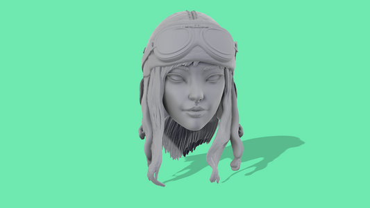 Doctor Aphra Head Sculpt