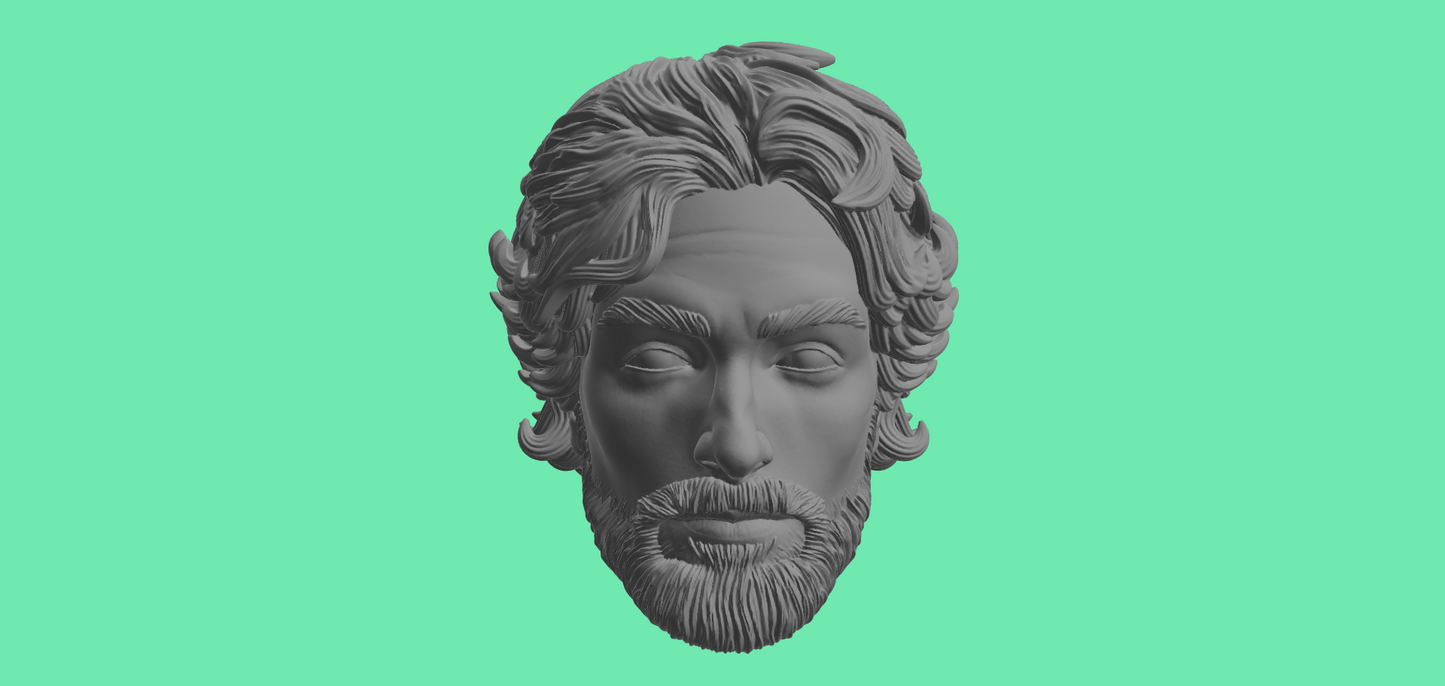 Ezra Realistic Head Sculpts