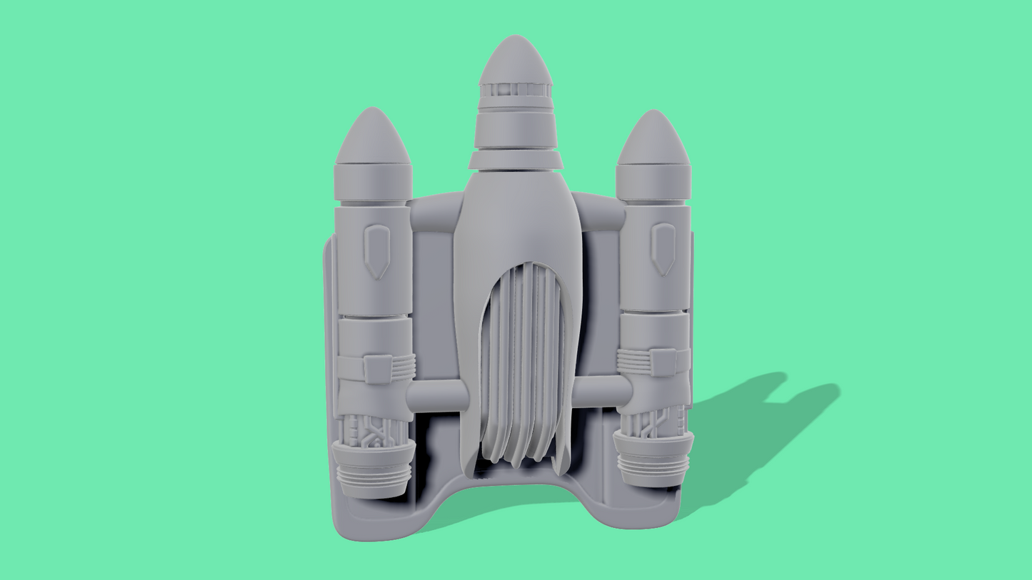 Armorer Jetpack and Fur