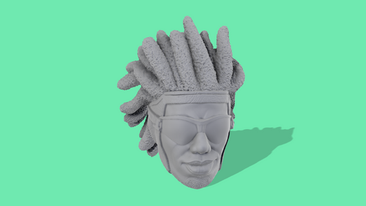 Static Shock Head Sculpt