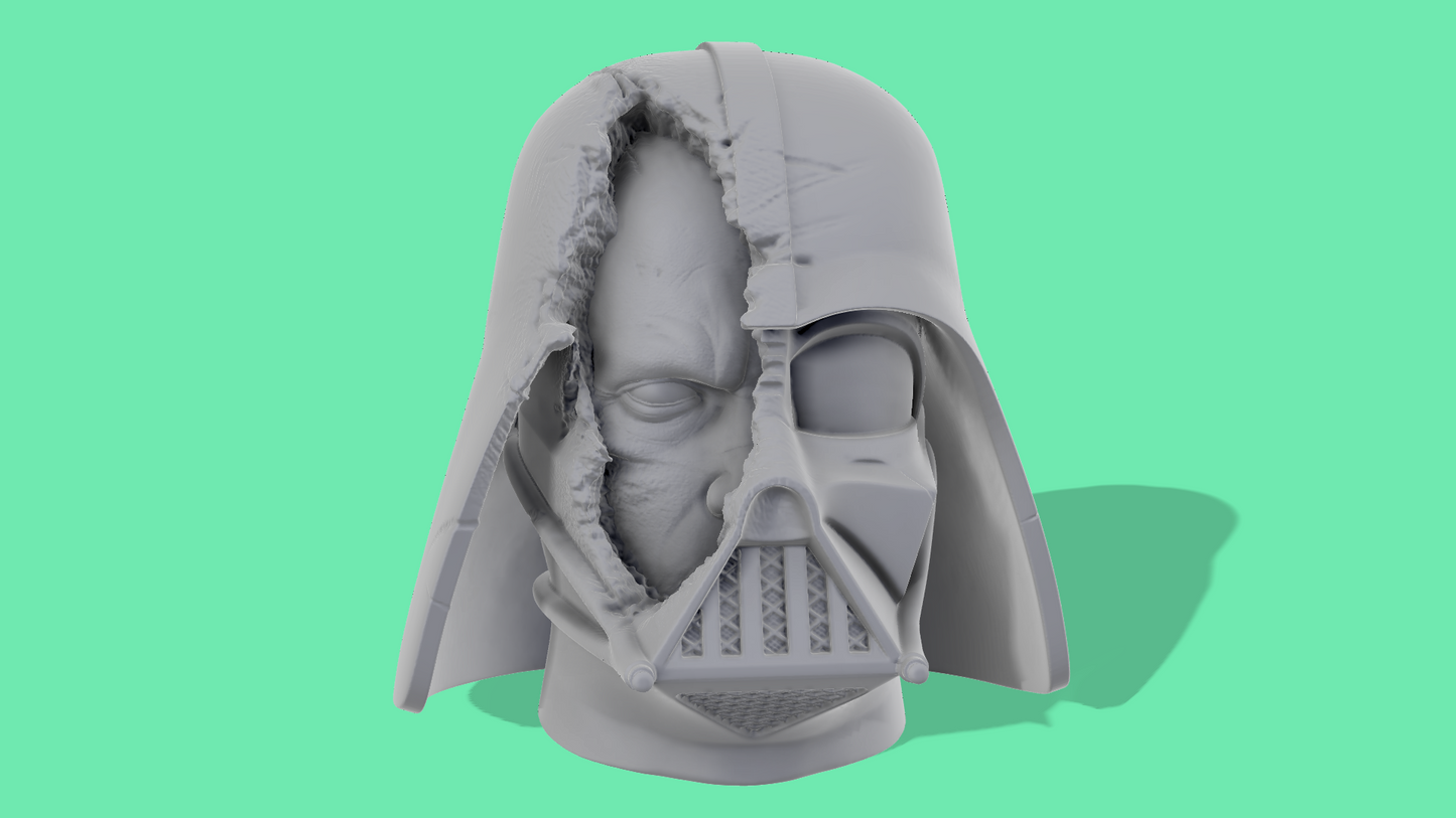 Darth Vader Broken Helmet (Obi-Wan)